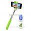 Mobile phone holder mini wired monopod with cable Christmas promotional gifts rainbow color cc selfie stick