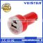 Promotional 2.1a usb car charger for tablet pc