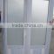 White frame frosted glasses PVC bathroom door prices