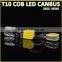 JUNHUA guangzhou Factory T10 Canbus No Error 2 COB 12 Chip LED Clearance Lights Super Bright W5W led Door Light Luggage Lights