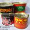Factory supply OEM brand canned tomato paste 850g*12tins