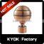 KYOK Nice Double Curtain Pole Finials, Chrome Curtain Rod Finial, Simple Design Modern Curtain Rod Finial