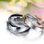 Customized Size Double Stacked Double Finger Ring With Chain