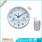 hot sale modern wall clock and thermomter , wall clock with thermometer