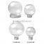 Empty Clear Ball Jar Wide Mouth Cosmetic Lotion Wholesale Jars With Aluminum Lids