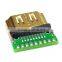 HDMI A type 90 degree DIP 19P