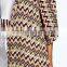 Zig Zag Print Split Back Cheap Kimono