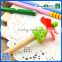 Promotional 7 inch funny wooden HB pencils with toy in bulk