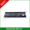 66 keys compact format vandal proof IP65 stainless steel industrial illuminated laptop keyboard