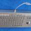 Stainless steal metal keyboard with track ball for industrial and kiosks