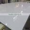 white glossy quartz sheet for kitchen countertops