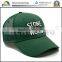 Fashion headwear embroidery logo green curved brim cotton trucker cap