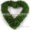 Real look artificial evergreen boxwood wreath for party decorations artificial Christmas wreaths wholesale