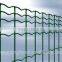Green PVC euro style metal mesh fence