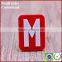 Wholesale red waterproof silicone bag luggage tags with logo
