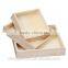Rectangular Eco-friendly Bamboo Serving Tray With Handles