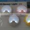 LED Motion Activated Night Light with 3 LEDs Dusk Dawn Sensor