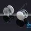 pyrex glass transparent ear expander body piercing 00G