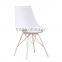 New soft leather cushion dsw plastic metal chair