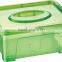 4000ml Stackable Clear Plastic Food Storage Container With Lid &handle