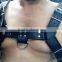 New Cowhide Napa Leather Men's HARNESS Colorful Edges GAY FETISH