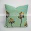 Throw decorative hotel pillows square plain patterned cushion cover scenery digital printing pillow case