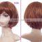 High quality brown blond pink Synthetic lace hair wig bob women short cheap wigs