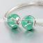 2016 Simple Design Green Color Enamel Jewelry Charm Beads