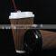 Disposable ripple wall 8oz 12oz 16oz 20oz black cappuccino cup