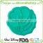 Easy to clean non-slip unique round flower shaped silicone cup mat