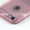 Rhinestone Bling Diamond soft tpu cover case for iPhone 6,customized cases cover for ip6 mobile phone