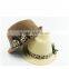 Fedora Stylish Fashion Female Summer Hat Plain Straw Hat With Bowknot