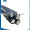 Aluminum conductor / alloy ABC cable XLPE/PE insulation aluminum alloy cable