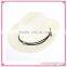 Popular Men white cowboy sun Cheap panama straw hat