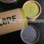 Brown kraft paper tube with printing outside