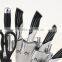 CK-6005 Damascus 6 PCS ceramic kitchen knife with stainless steel handle for chef knife set