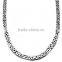 Cheap mens High Polishing Wide Necklace Stainless Steel Silver Link Chain Bracelet Jewelry Set