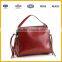 wholesales oil PU leather red sex ladies leather shoulder handbag