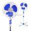 2016 ali hot selling cheap and high quality blue stand fan made in china