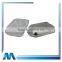 Stainless steel small butter dish with plastic lid