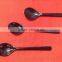 Black Colour 5.6 inches Melamine Baby Spoon with Straight Handler