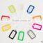 Cheap personalized plastic luggage tags with writable paper card