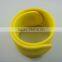 280*30mm silicone slap bands with plate inside