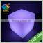 Remote Control LED Lighting Chair PE Plastic Led Funny Bar Stool