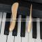 CY194 Wooden Mask Knife Butter Knife Marmalade Knife Dinner Knives Eco-friendly Tabeware with Thick Handle