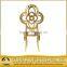 Modern Face Gold Wedding Stage Chair