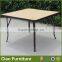 hot sell garden furniture aluminium frame acrylic coffee table