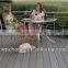 Wood plastic composite floor grey embossed wpc decking
