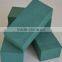 wet green square floral sponge for flowers plants