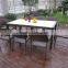 China Manufacturer Garden Outdoor Dining Set New Product Environmentally Protective